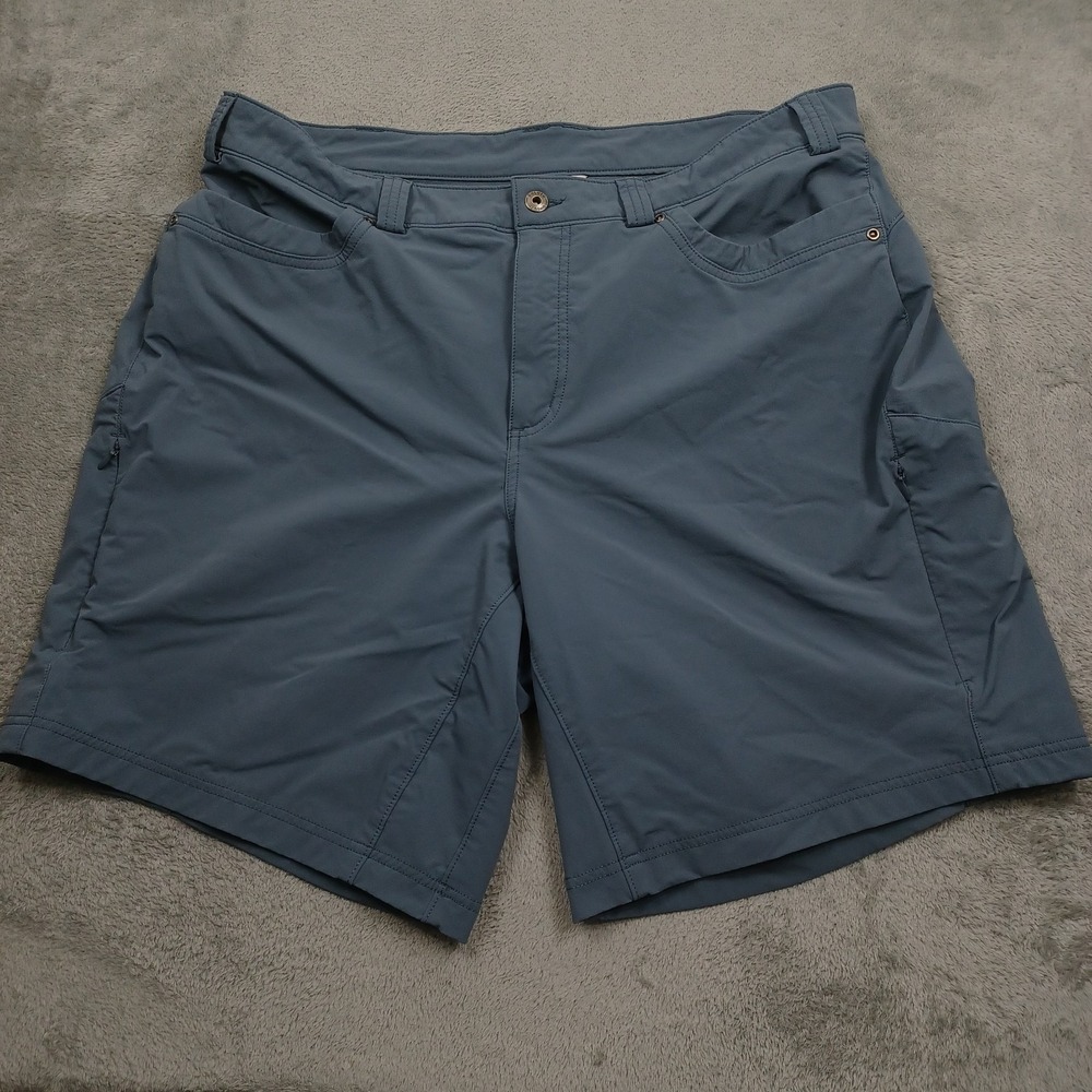 Duluth Shorts Womens 16W Blue Pockets Outdoor Casual Nylon